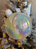 10” Iridescent Ball Ornament