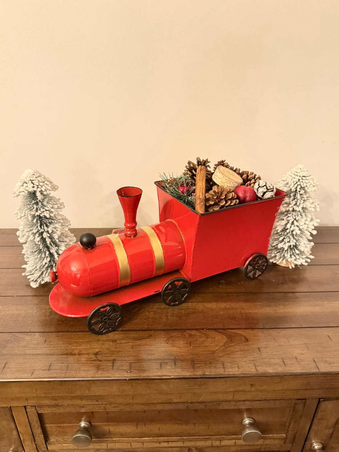 Metal Tram with wagon