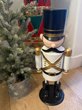 Metal Soldier Nutcracker - White