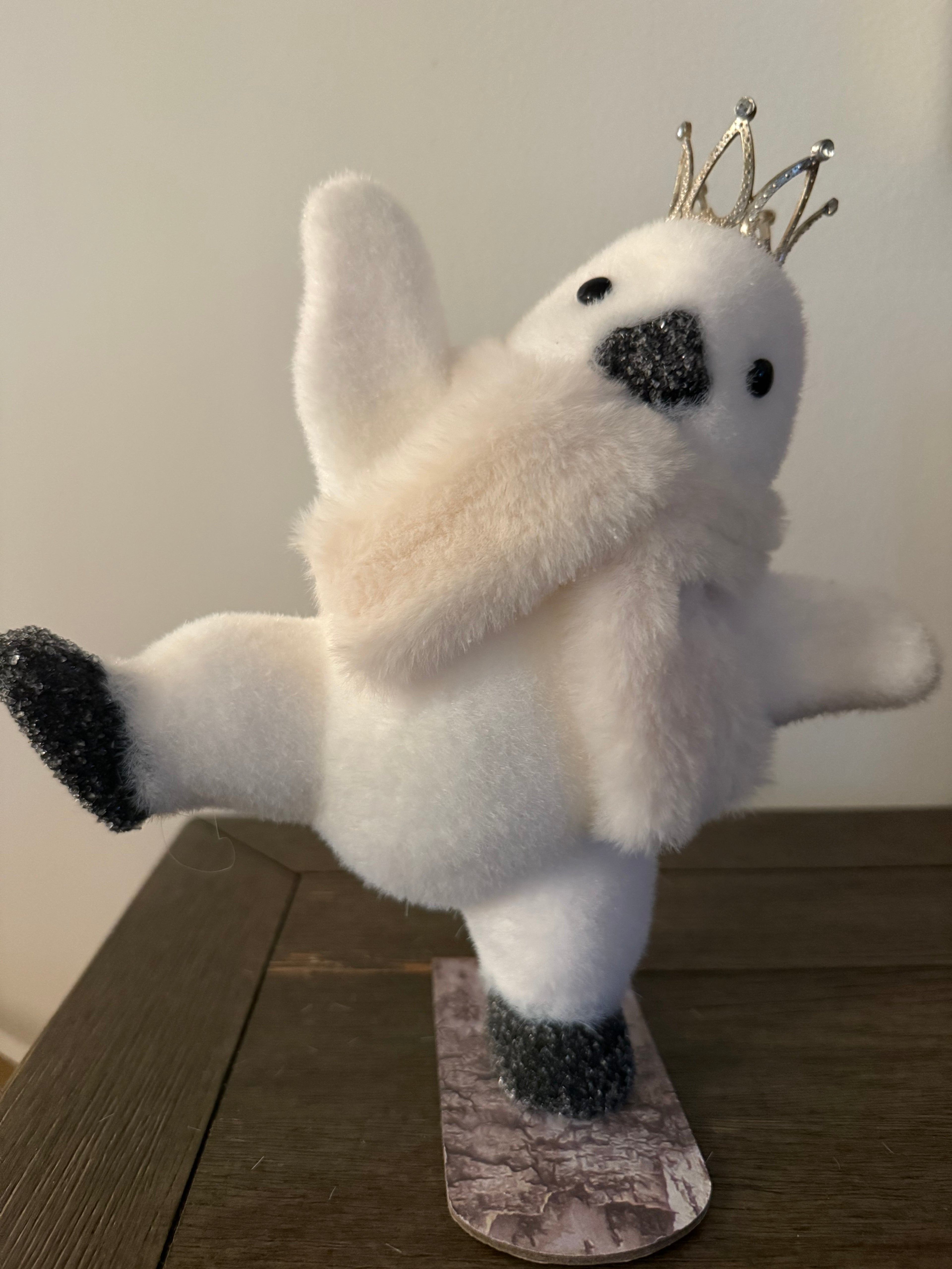 Penguin With Snowboard