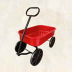Metal Decorative Wagon