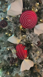 Glitter Swirl Candy Ornament