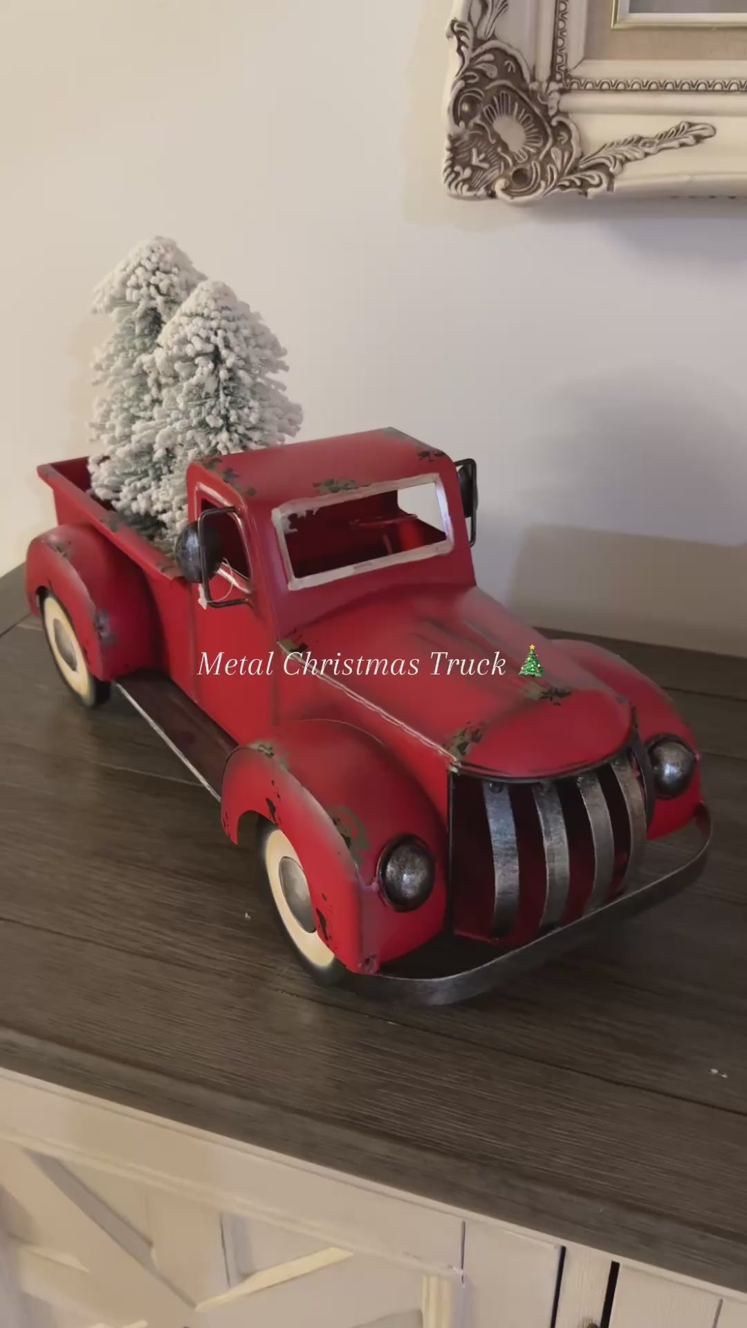 Red Metal Truck