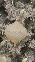 Iridescent Onion-Shaped Ornament